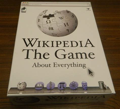 Wikipedia The Game Board Game Review And Rules Geeky Hobbies
