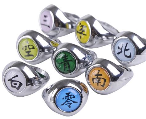 Buy Nuoya001 New 10pcs Naruto Rings Black Akatsuki Ring Set Sasori