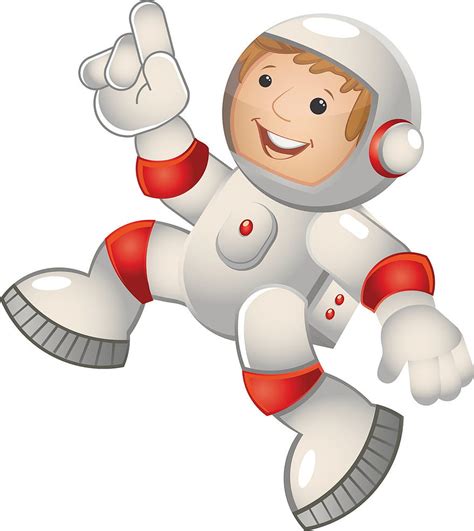 Child Astronaut Jumping Vector Eps Ai Uidownload