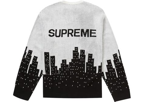 Supreme New York Sweater White Ss20