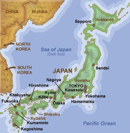 Hills are smaller than a mountain but they rise out of the land. Islands - Major Landforms and Bodies of Water in Japan