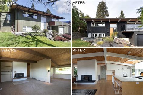 Before And After A Mid Century Modern Home Remodel In Vancouver