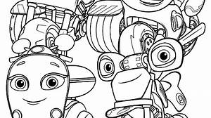 Coloring page Ricky Zoom Ricky Zoom Team