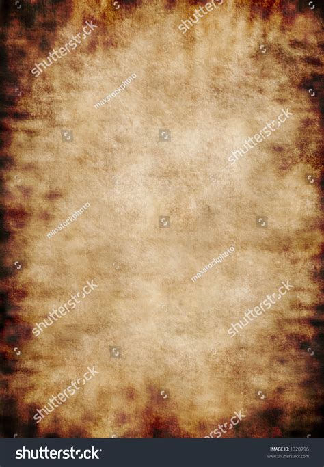 Old Rough Antique Rustic Grungy Vertical Parchment Paper Texture