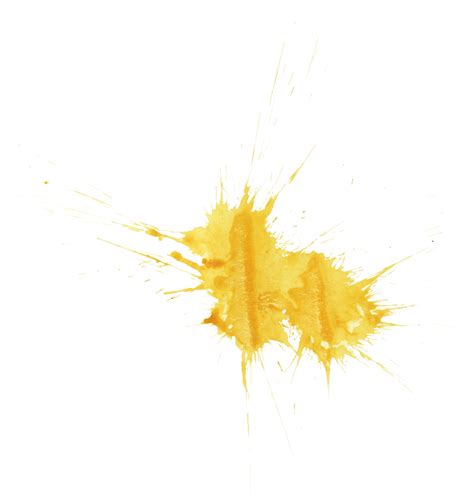 20 Yellow Watercolor Splatter (PNG Transparent) | OnlyGFX.com | Watercolor splatter, Watercolor ...