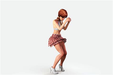 redhead toon girl 3d model by sophia3d