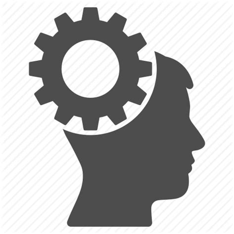 Brain With Gears Icon 399705 Free Icons Library