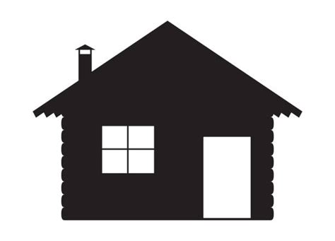 1500 Silhouette Of Cabin Stock Illustrations Royalty Free Vector