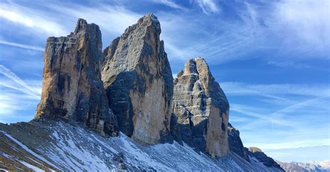 Tres Cimas di Lavaredo. Alrededores de Cortina d' Ampezzo. Alpes ...