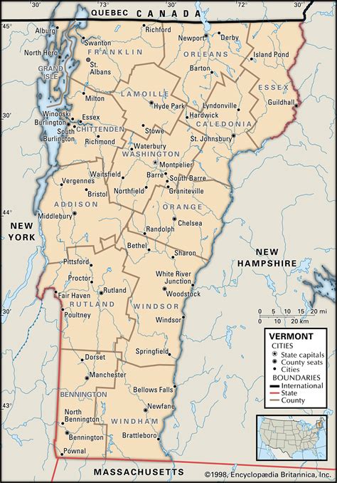 Map Of Vermont And Surrounding States City Subway Map