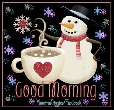 Cute Snowman Good Morning Quote Pictures Photos And Images For