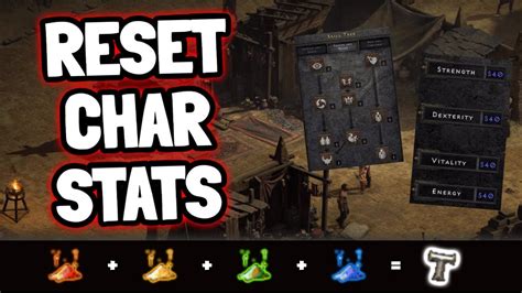Reset Skill And Stat Points In Diablo 2 Resurrected Youtube