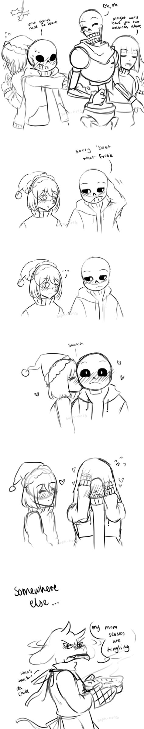 Art Trade Frisk And Sans Fluff Comic By Soap Ai On Deviantart
