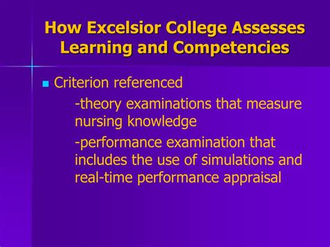 PPT - Competency Based Distance Nursing Education: Clinical Testing vs. Clinical Teaching ...