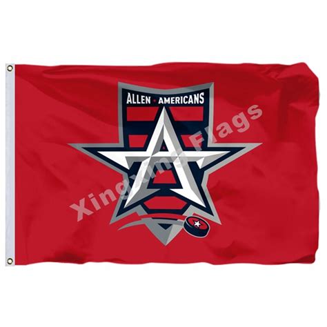Allen Americans Flag 3ft X 5ft Polyester Minor Pro Hockey Echl Banner