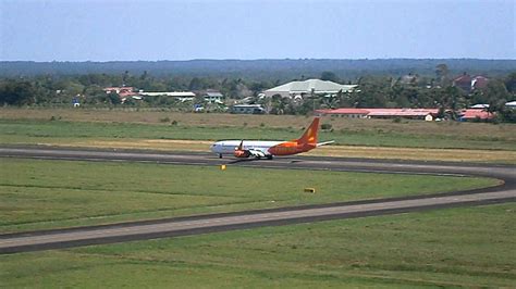 Firefly B737 800 Landing Rwy 26 At Sandakan Airport Youtube