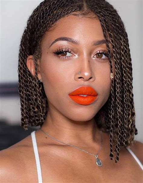 To create this style, make a side parting and do two french braids on the front. 25 Bob Hairstyles for Black Women That are Trendy Right ...