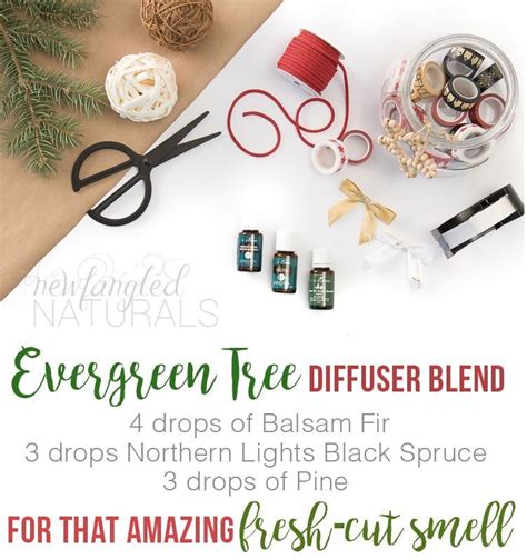 Evergreen Tree Diffuser Blend Christmas Tree Scent Diffuser Blends