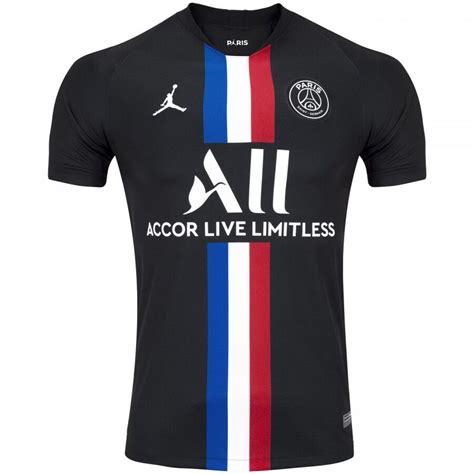 Confira e pague em até 10x sem juros na loja oficial da nike. Camisa Psg Jordan Preta 2019-20 | Roupa Esportiva ...