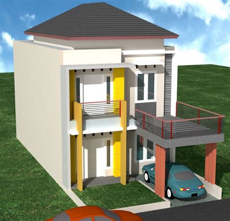 The house is traditionally built of wood and raised on stilts, with a stepped, or gradated. 44 Model Atap Rumah Minimalis 2 Lantai - Rumahku Unik