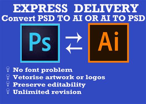 Convert Photoshop To Illustrator Ai To Psd Or Psd To Ai By Law4rence