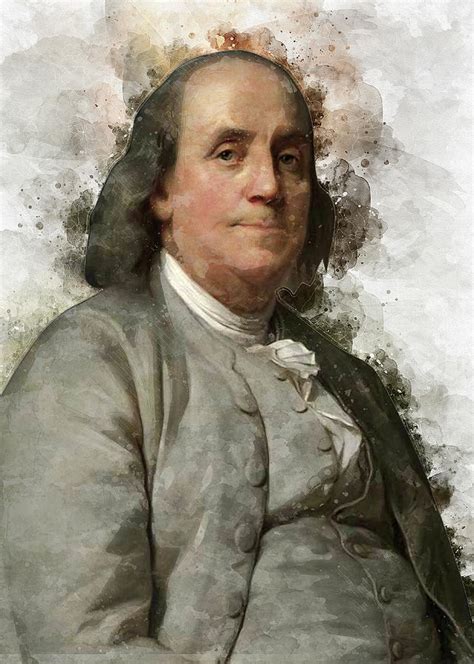 Benjamin Franklin Digital Art By Ahmad Taufiq Fine Art America