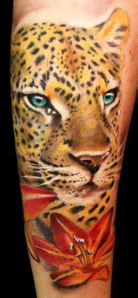 Leopard Tattoo By Moni Marino Post 4129 Leopard Tattoos Big Cat
