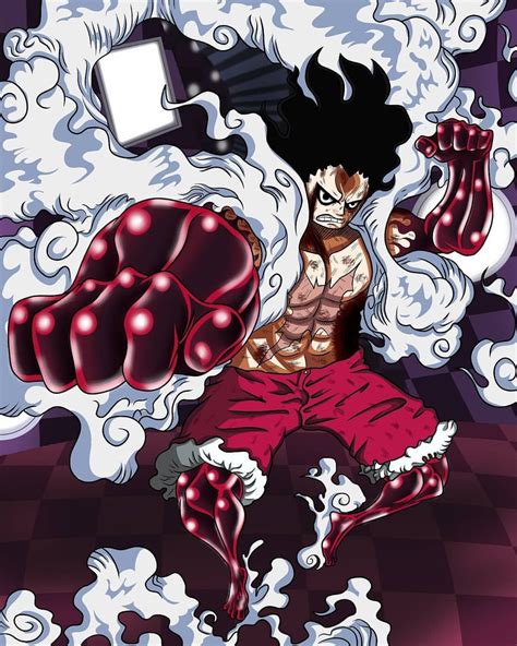 Luffy Gear 4 One Piece Poster By Onepiecetreasure Displate Images And