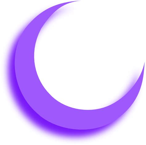Purple Moon Purple Crescent Moon Png Clipart Full Size Clipart