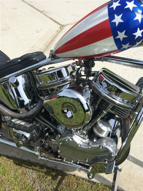 Easy Rider Captain America Chopper 1956 Panhead Replica