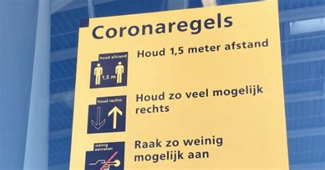 Hoest en nies in de binnenkant van je elleboog. NS en ProRail nemen coronamaatregelen op stations - Ov-nieuws