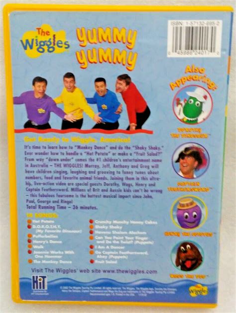 Dvd The Wiggles Yummy Yummy Dvd 2002 45986240170 Ebay