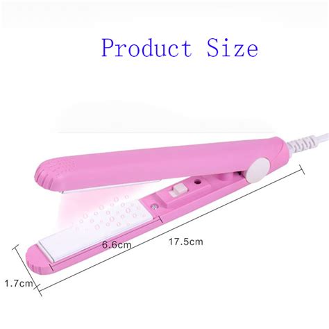 Buy 220v Hair Pink Mini Straightening Irons Hairs Flat Iron Curling