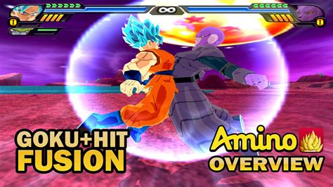 Goku And Hit Fusion Dbz Amino Overview Dbz Tenkaichi 3 Mod Youtube