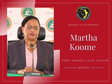 Chief Justice Martha Karambu Koome Joins Women Chief Justices Across Africa