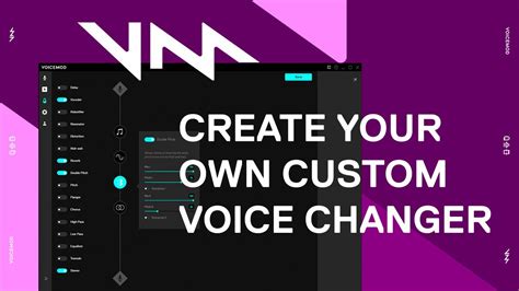 How To Create A Custom Voice Changer Using Voicemod Voicelab Youtube