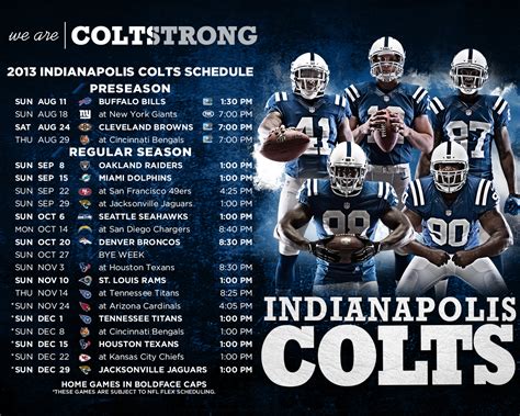 We're opening on a thursday in 2021 and they'll still somehow put us on the road for it. Request Colts 2014 Schedule Desktop Wallpaper? : Colts