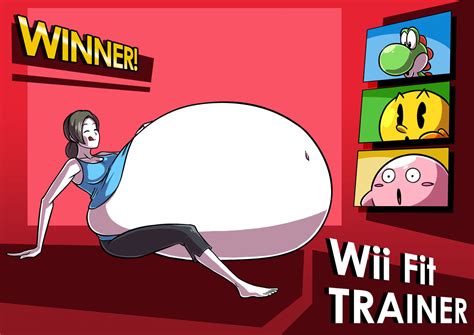 Super Smashing Pack Wii Fit Trainer Eating Contest By Axel Rosered On
