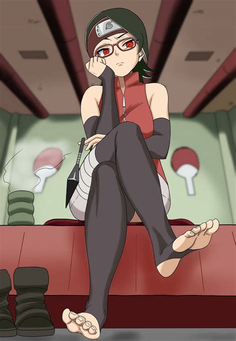 Sarada Feet By Samhain7 On Deviantart