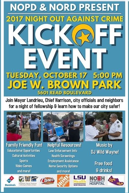 Nopd Nord Team Up With 7th District Community For National Night Out