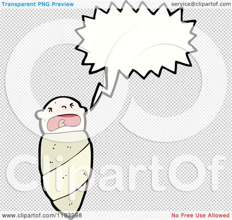 Cartoon Of A Baby Crying Royalty Free Vector