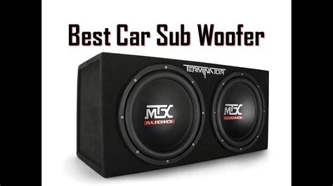 Top 10 Best Car Subwoofers 2018 2019 Youtube