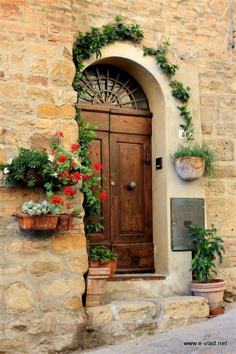 Wedding 752 photos · curated by writing&style. Beautiful Doors in Italy | Volterra, Italy - Flowers adn ...
