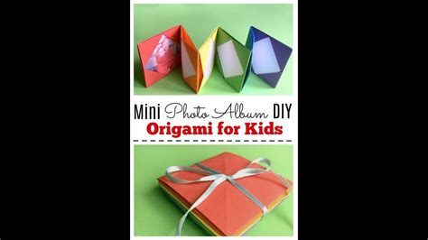 Diy How To Make Origami Photo Picture Album Diy Mini Photo Album With Paper How To Make