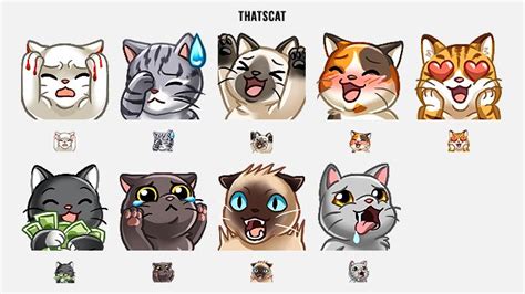 Twitch Emotes Illustrator Inspiration