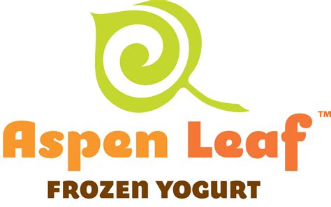 Aspen Leaf Frozen Yogurt Logo Design Diy Logo Design Corporate Logo