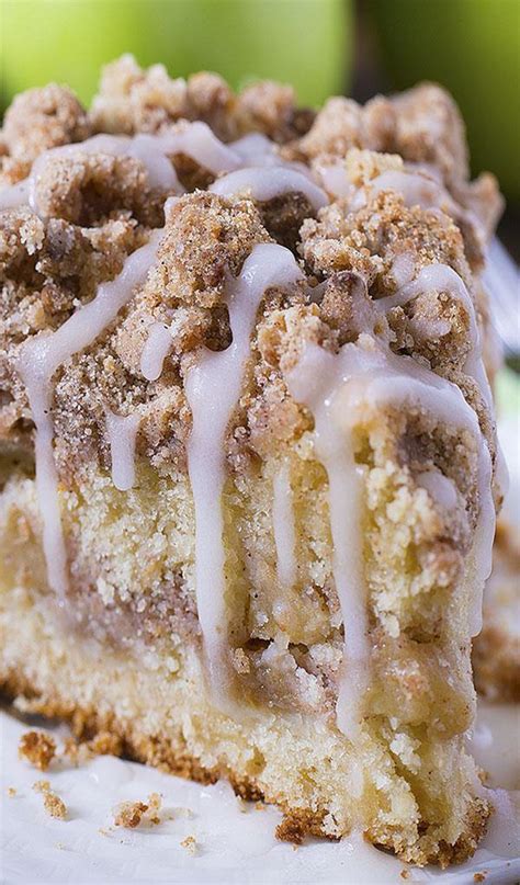 Cinnamon Apple Crumb Cake Recipe