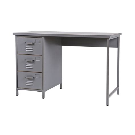 4.2 out of 5 stars. Vintage Metal Desk in Grey - Kids Bedroom Furniture ...