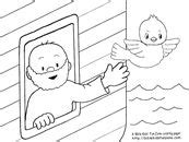 Noah and the dove coloring sheet | Noahs ark preschool, Sunday school
