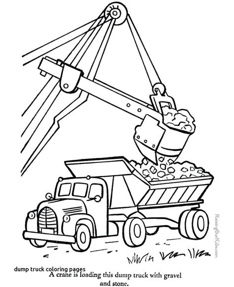 Construction Truck Coloring Pages At Free Printable
